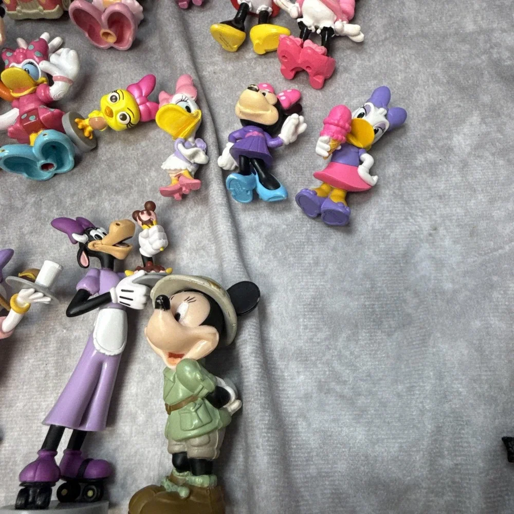 Fisher Price Little People Mickey & Minnie Mouse House Figures Lot Of 28 Vintage